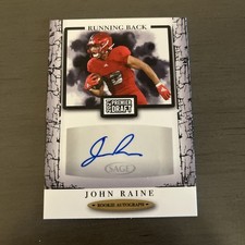 2021 Sage Premier Draft - Autographs John Raine #A167 (AU, RC) Northwestern 