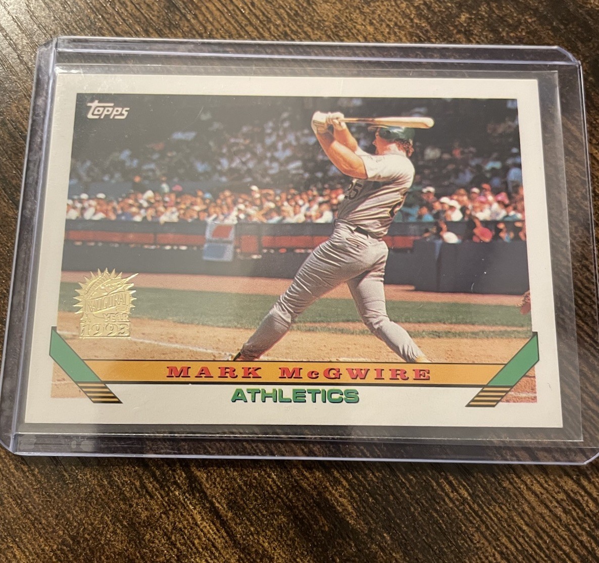 1993 Topps - Mark McGwire #100 SP Inaugural Florida Marlins Gold Stamped