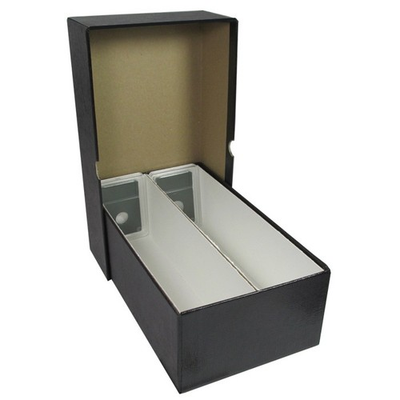 #ad #ad Double Row Slab Storage Box 10quot; Heavy Duty For 50 NGC PCGS CAC Graded Coins $15.47