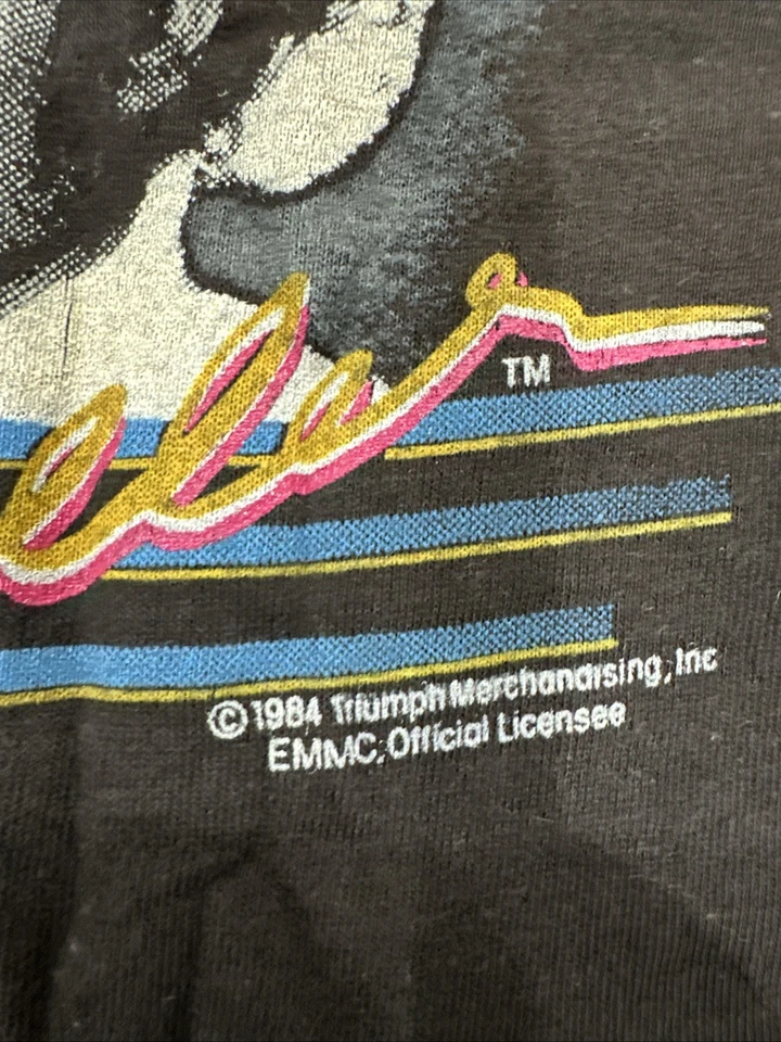 Camisa sin mangas Michael Jackson Thriller 1984 de colección NUEVA, ajustada talla juvenil S Foto 3 de 4