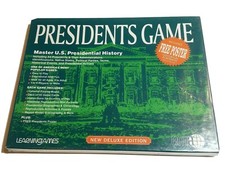 US History Presidents Game Learning Games EMA Educational revised 2000 Sealed 