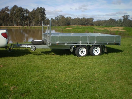 NEW FLAT TOP TRAILER 12FT X 7FT 2800KG GROSS - Picture 2 of 5
