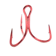 Mustad TG76 KVD Elite Triple Grip Red Treble 2X Short 1X Strong Bass Lure Hook