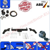 AHK & ES7 FüR Ford Transit Bus Kasten00-12 AnhäNgerkupplung + E-Satz -Komplett