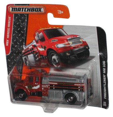Matchbox MBX Heroische Schutz (2015) Rot Freightliner M2 106 Feuer Lkw Spielzeug
