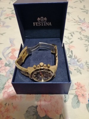Festina Acier Inox Montre Hommes F20364/3 Montre Doré Sport Prestige  UF20364/3 | eBay