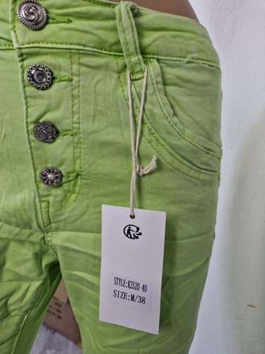 Karostar: TREND Boyfriend Baggy Jeans Hose 4 Farben Knopfleiste Gr. 38 - 48 - Bild 20 von 29