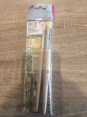 efco Hobbyprodukte Pinselset Stecil roh Art. No.: 1880008, 2 Stü. 4 / 8 Künstler