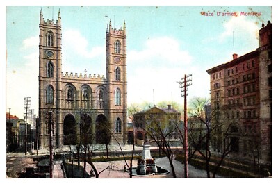 1908 Place D'armes, Exterior, Plaza View, Fountain, Montreal, PQ, Canada