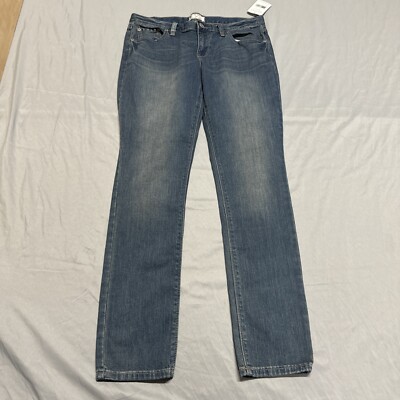 New Free People Tijuana Skinny Jeans Women's Size 29 Mid Rise Crate Blue