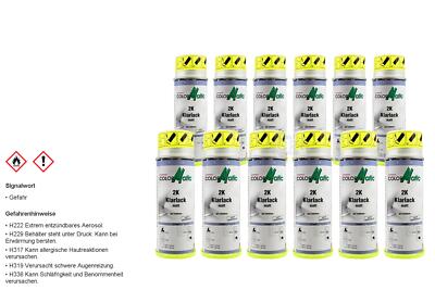 12x ColorMatic 2K High Speed Klarlack matt Härter Spraydose 200ml
