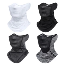 Breathable Bandanas Face Mask for Cycling Hiking Ice Silk Tube Scarf Headbands