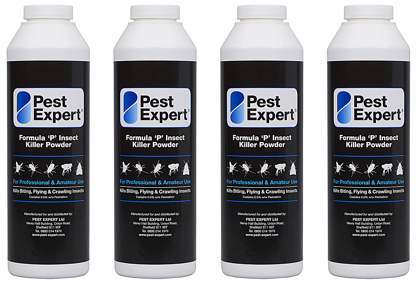 Pest Expert® Flea Killer Treatment Powder (4 X 300g) - Maximum Strength
