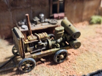 Rusty Rail HO scale Air Compressor 3D printed