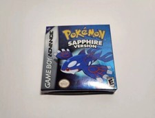 Pokemon Sapphire REPLACEMENT Box Insert