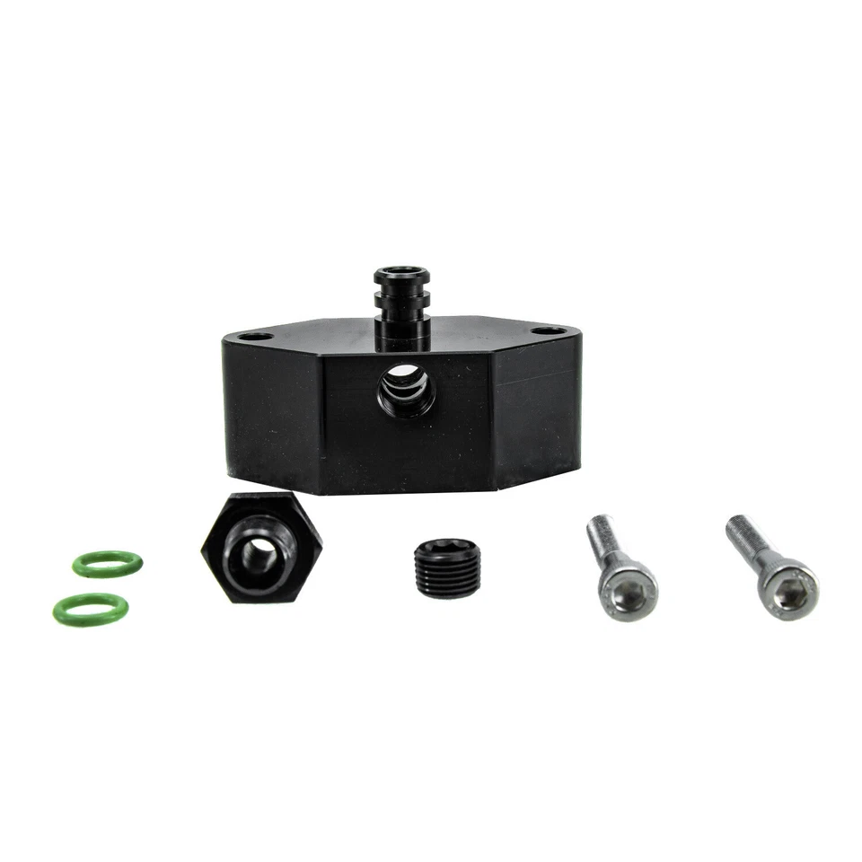 Billet Aluminum Fuel Rail Adapter For 1999-04 2000 Ford Mustang GT 4.6L 5.4L 2V Foto 2 de 4