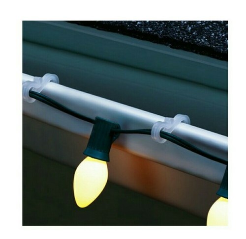 2 Packs Holiday Home Gutter/Shingle Universal S Hook 40 Ct Ea 1.375 in 80 Total - Picture 3 of 6