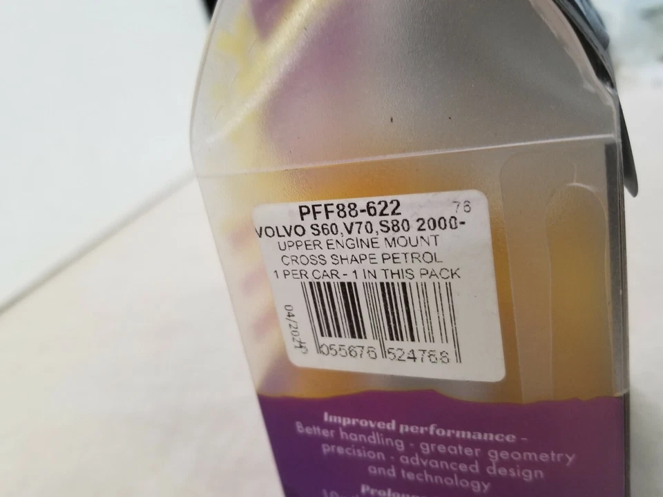 POWERFLEX Volvo S80 Mk1 2000 gasolina montaje superior motor forma cruzada PFF88-622 Foto 2 de 4