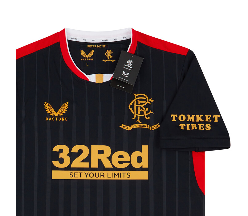 Maglia Glasgow Rangers 202122 Away Football Shirt Castore Player Issue