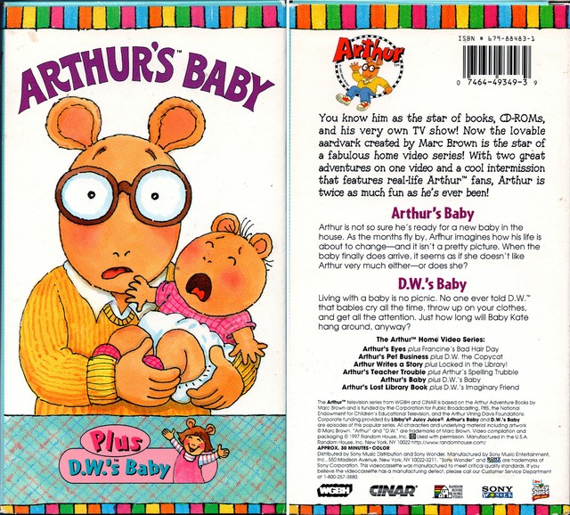 Arthur Arthurs Baby (VHS, 1997) for sale online eBay