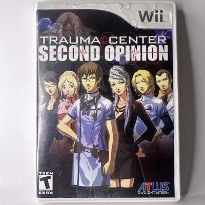 Trauma Center: Second Opinion (Nintendo Wii, 2006) Complete W/ Manual - Tested