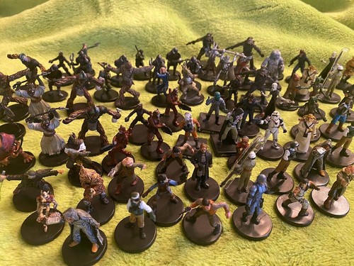 STAR WARS Minis/Miniatures Uncommon/Rare w/cards Complete Your Set-You Pick SWM