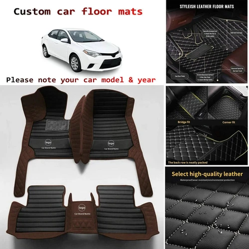 Car Floor Mats Fit for Chevrolet Blazer Waterproof Auto Custom Carpets Liners - Imagen 40 de 42