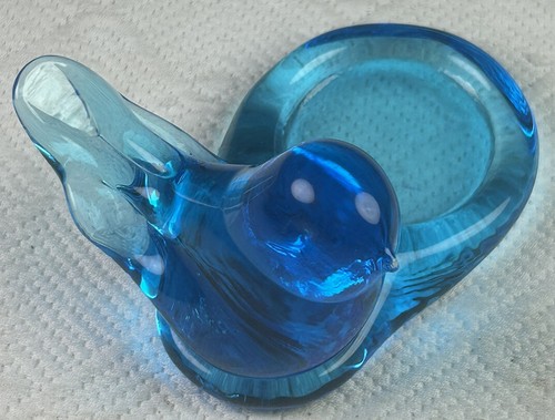 Bluebird of Happiness vintage, firmado por Leo Ward con candelabro 1987 - Imagen 3 de 15