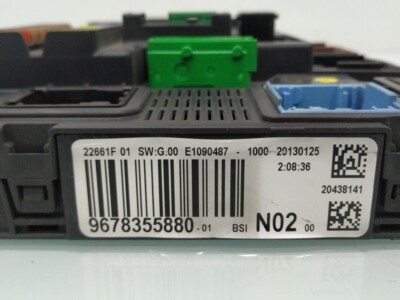 9678355880 503388 fuse box for PEUGEOT 208 STYLE 2014 | eBay