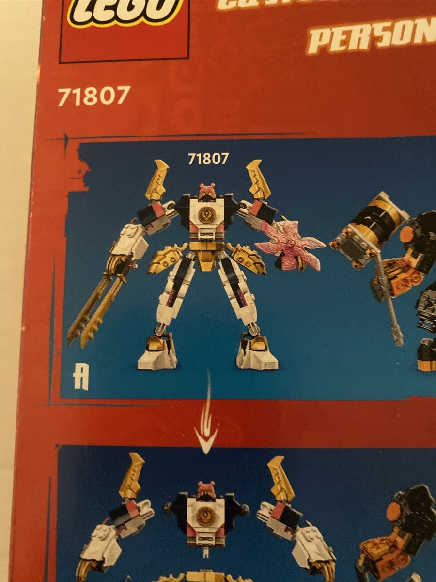 LEGO NINJAGO 71807 Sora's Elemental Tech Mech Suit Wolf Mask