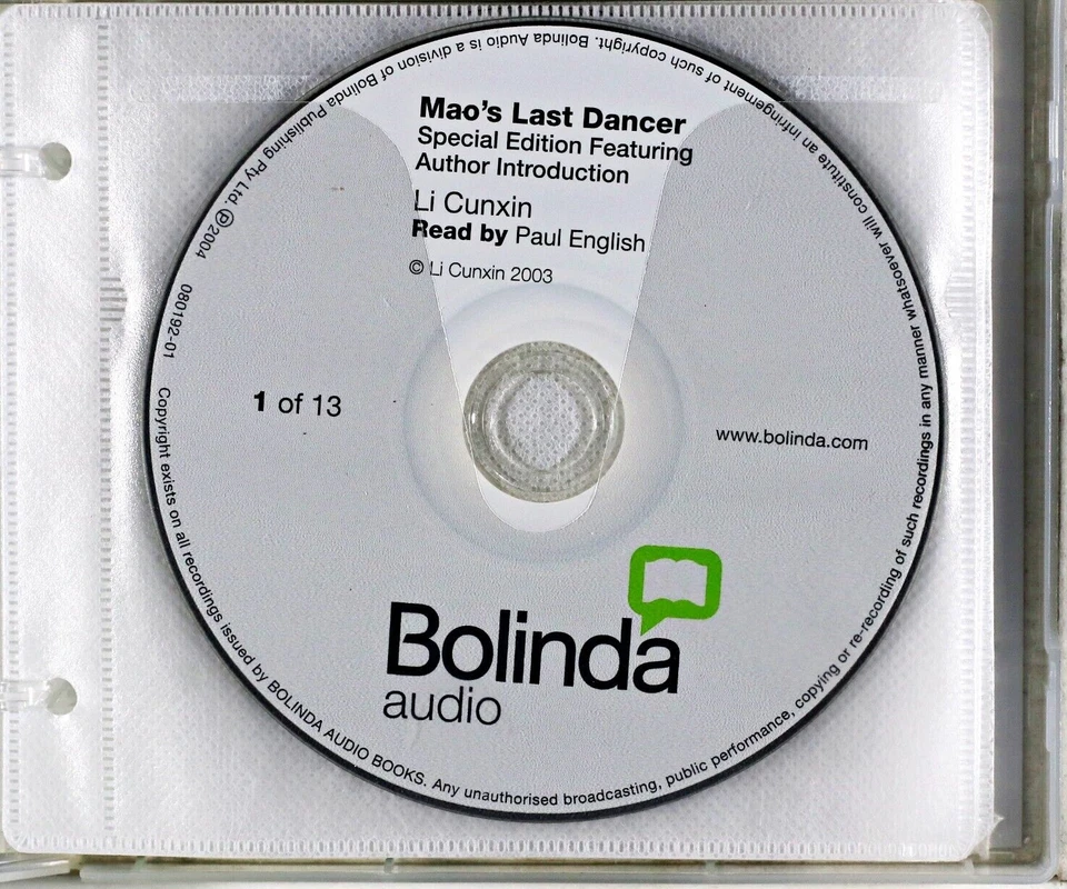 Mao's Last Dancer - Li Cunxin Read By Paul English - 13 CDs PreOwned AudioBook - Image 2 of 4