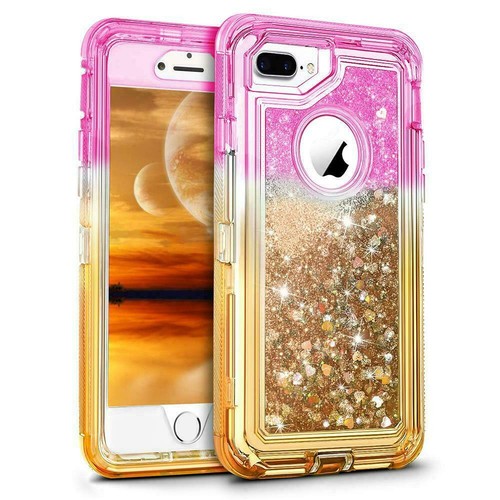 Armor Glitter Liquid Hybrid Case Cover For iPhone Belt Clip fits Otterbox Clip - Picture 19 of 43