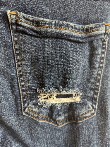 AGOLDE Sophie High Rise Skinny Jean Womens Distressed Medium Wash Size 26 - Picture 8 of 14
