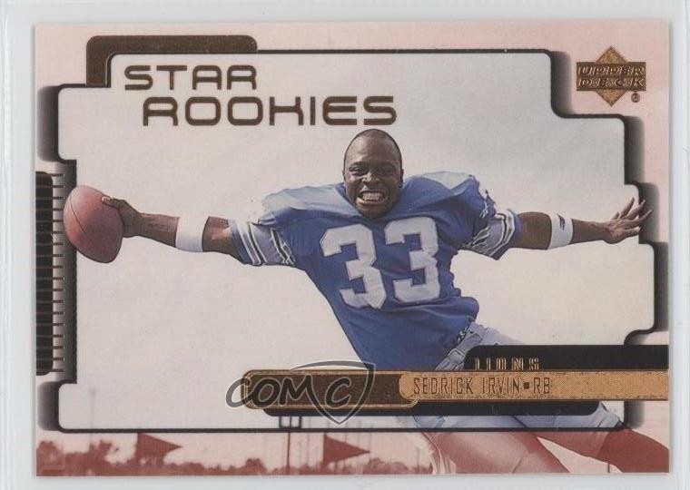 1999 Upper Deck Star Rookies Sedrick Irvin #243 Rookie RC 0f8