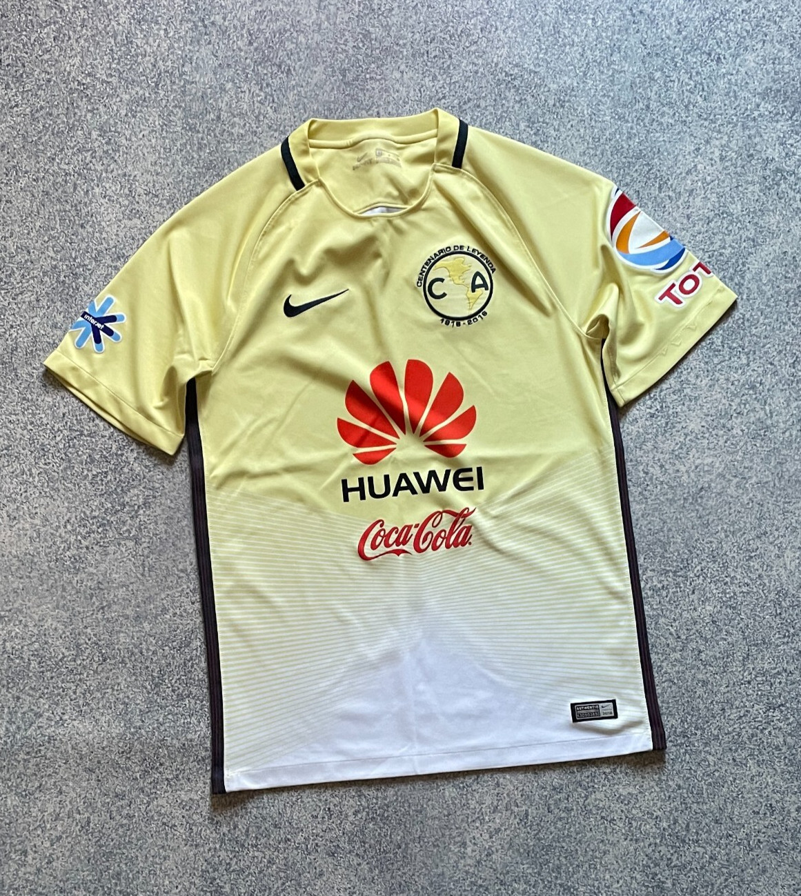 Club America Centenary 2016 2017 Home Shirt Soccer Jersey Mens SZ S Nike 776821
