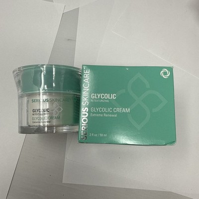 Serious Skin Care Face Cream 2oz Glycolic Retexturizing Extreme Renewal SEALED