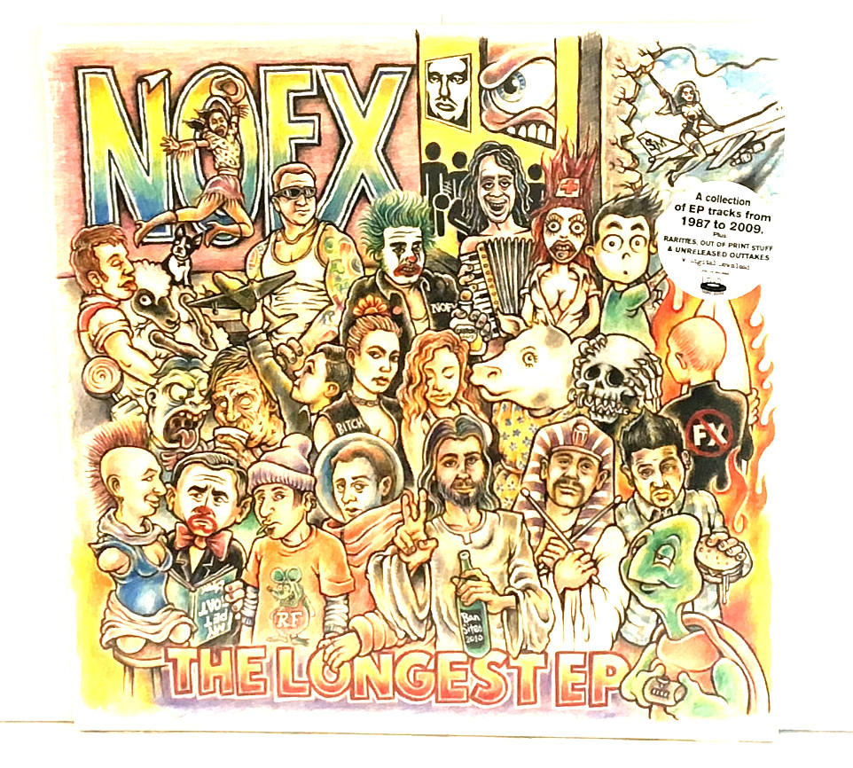 NOFX the longest ep DOUBLE Vinyl 2LP Record , Still SEALED / NEW