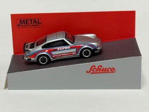 Schuco 1:43 Porsche 356 A coupe blauw metalen 450256500 model auto