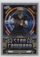 2024 Topps Cosmic Chrome Star Command Spencer Rattler #SC-19 Rookie RC
