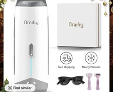 New Amifiy IPL hair removal with ice cooling, 3 levels, face body 2 Modes