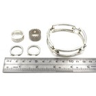 Tiffany & Co. Sterling Industrial Bracelet Earrings Mesh Ring Lot of 4 #S5581-3 — photo 10