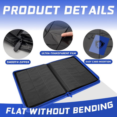 Premium Card Binder 9 Pocket, 360 Pockets Trading Card Holder Book, Premium PU C - Picture 6 of 12