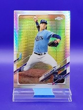 Tyler Glasnow 2021 Topps Chrome Prism Refractor SP 🔥 Rays