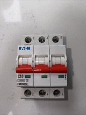 Eaton MCB 10 Amp Type C 10A Triple Pole 3 Phase C10 Memshield 3 EMCH310