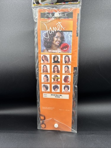 Janet Collection 100% Human Hair New Deep WVG 8” Curly F2/27S/350 NEW - Picture 5 of 6