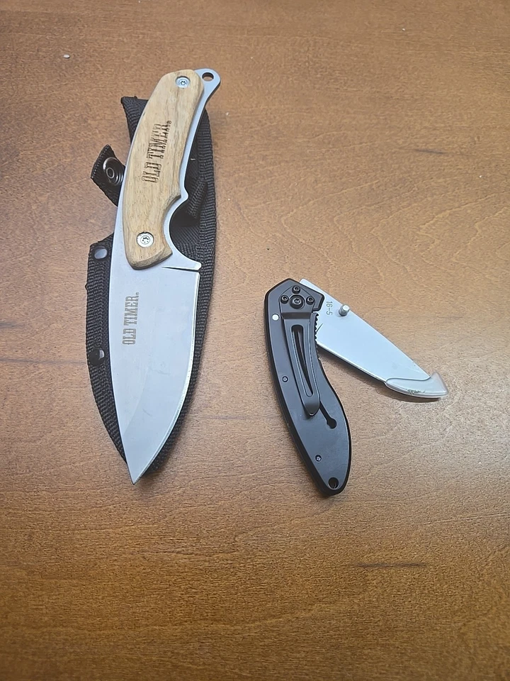 Antiguo temporizador 2 piezas clip carpeta y hoja fija combo B1002 Foto 4 de 4