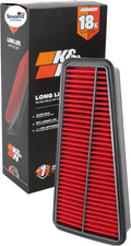 Engine Air Filter: Long Life 18,000 Mile Replacement Air Filter: Compatible with