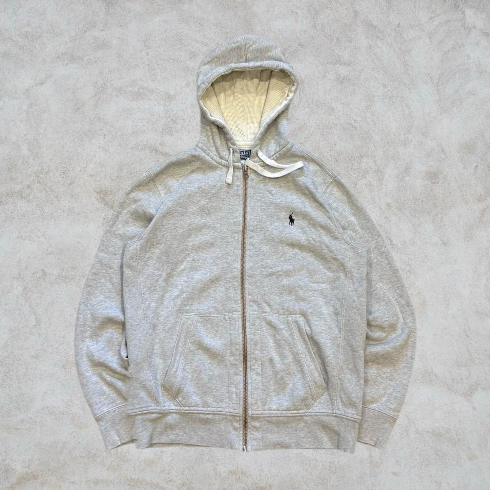 Polo Ralph Lauren Hoodie Mens Medium Waffle Thermal Fleece Vintage 90s Preppy
Opens in a new window 