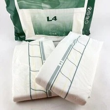 2 Pack Of Abena Abri-Form L4 Adult Plastic Overnight Diapers Large ABDL