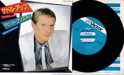 DAVID CHRISTIE: Saddle Up - JAPANESE 7'': EXCELLENT